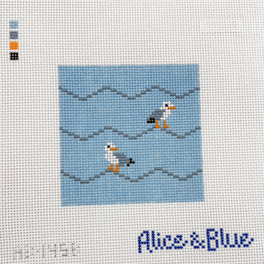 Alice & Blue Seagull Coaster