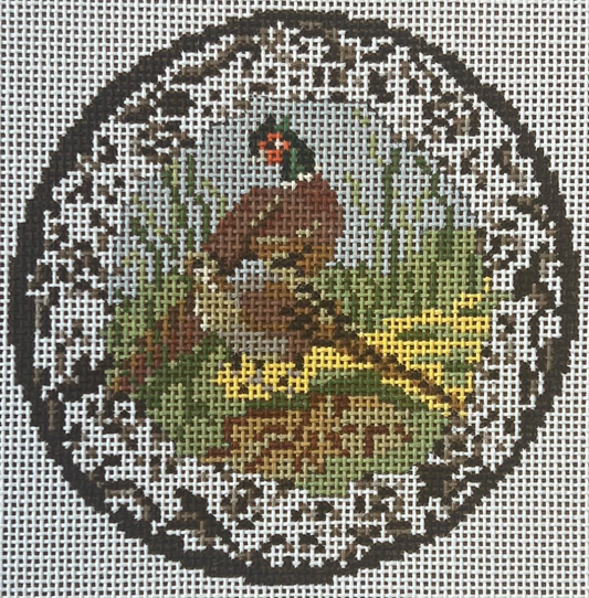 Kate Woodward - Pheasant Transferware Plate