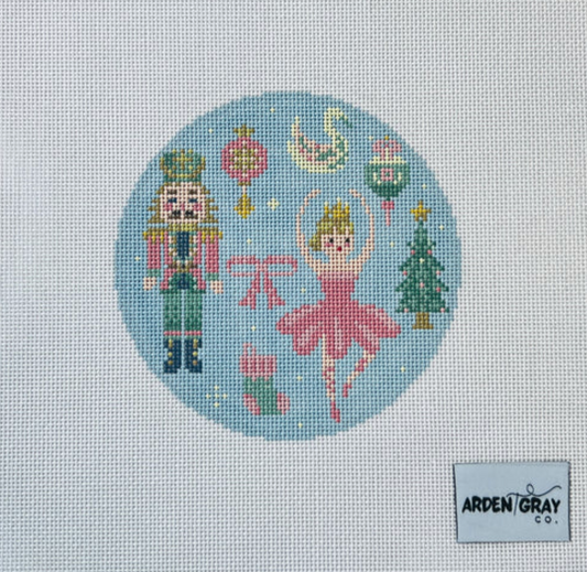 Arden Gray Pastel. Nutcracker Round