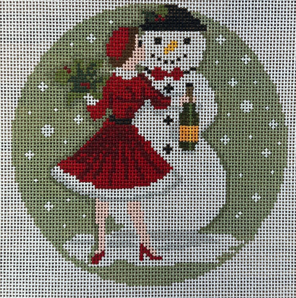 Kirkland Design Studio - Betty Loves Bubbles #3 Snowman with Stitch Guide