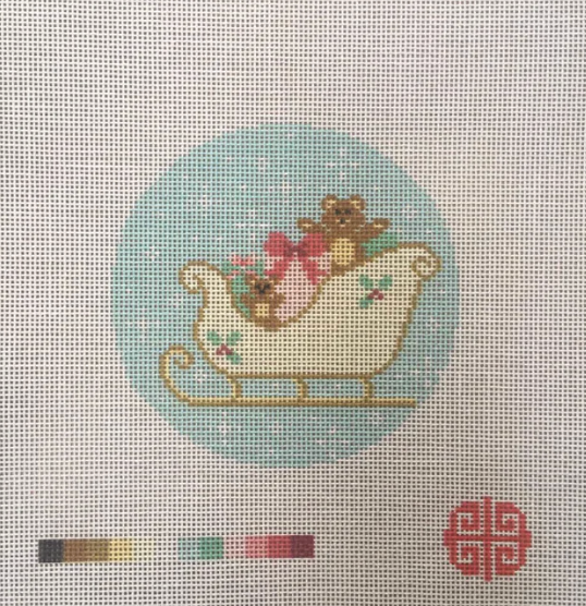 Jenny Henry Designs - Teddy Bear Sleigh