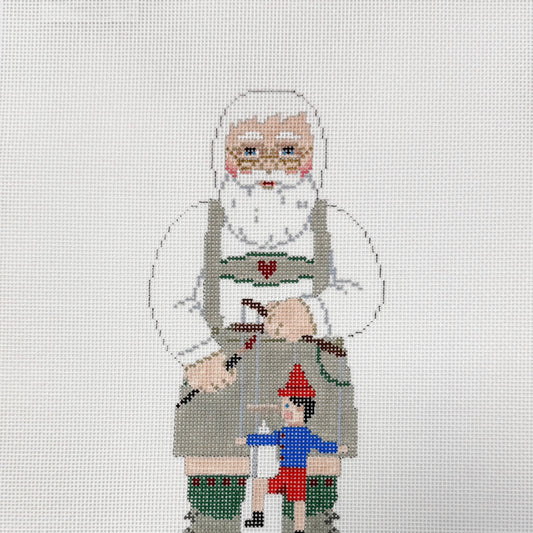 Susan Roberts Santa Lederhosen