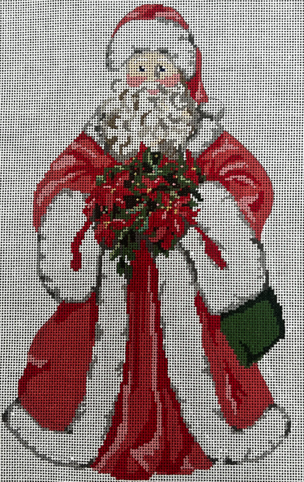 Kate Woodward - Santa with Poinsettia