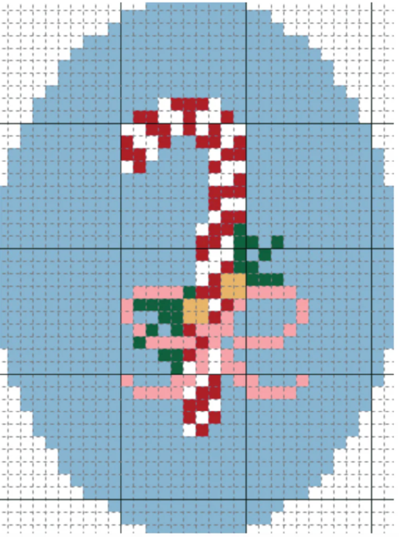 SLS Needlepoint - Candy Cane