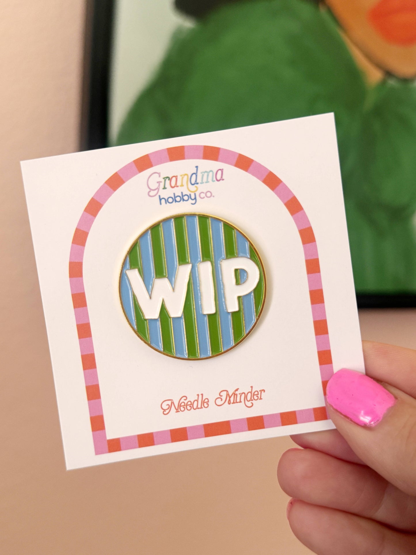 Needle Minder for Needlepoint & Cross Stitch | WIP