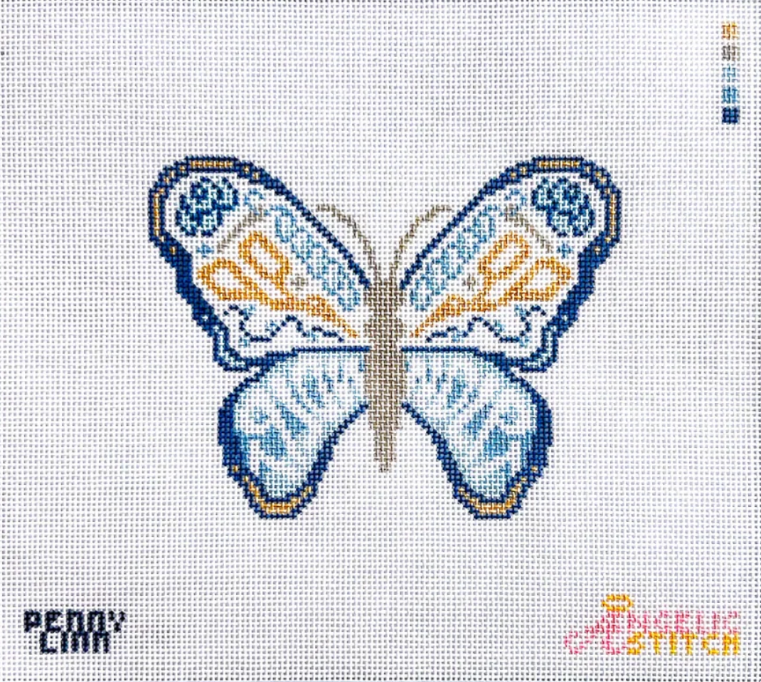 The Angelic Stitch - Needlepoint Butterfly