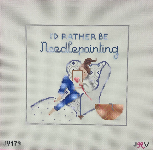Jennifer Vallez -  Needlepointing  Needlepoint Canvas