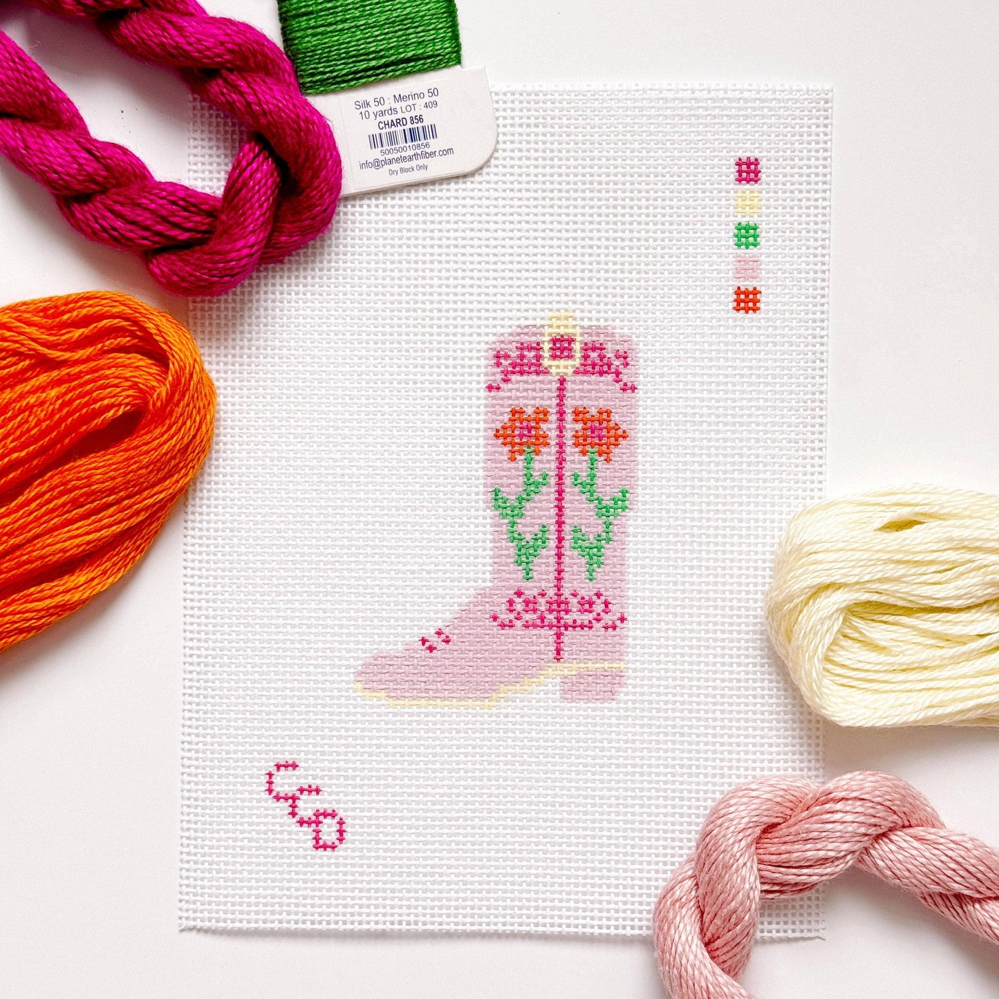 Cotswold Design Pink Cowgirl Boot